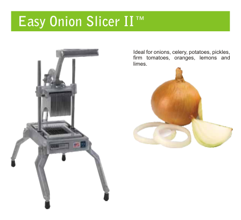 Green Onion Slicer Plus - Nemco Food Equipment 